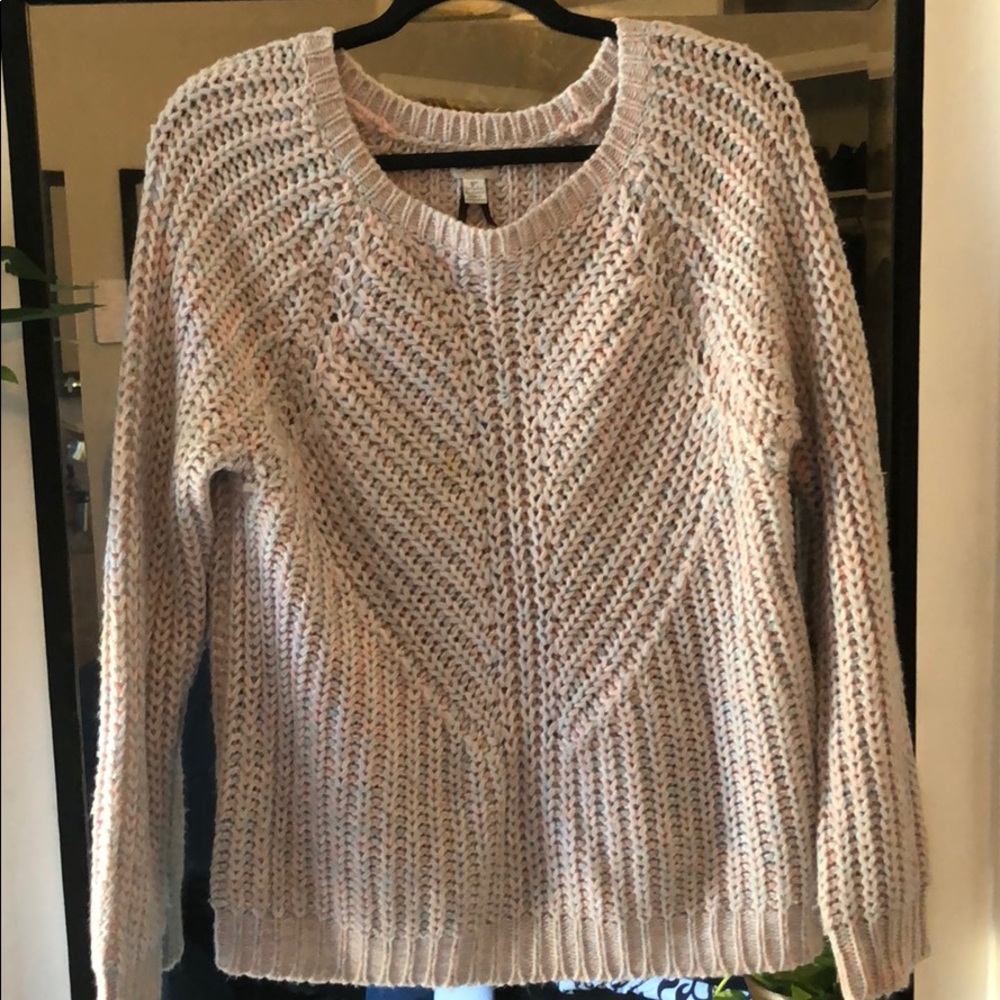 Dynamite colourful knit sweater